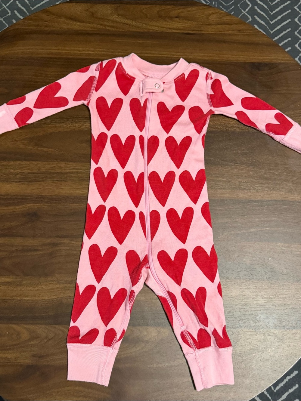 Baby girl Hanna andersson Valentine’s Day sleeper
